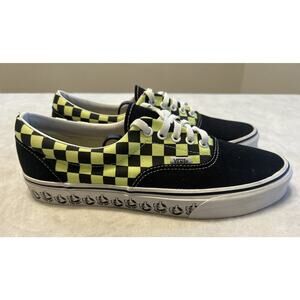 Vans Men’s Shoes Size 10.5 BMX Era Check Low Top Off The Wall Skate Shoes Canvas